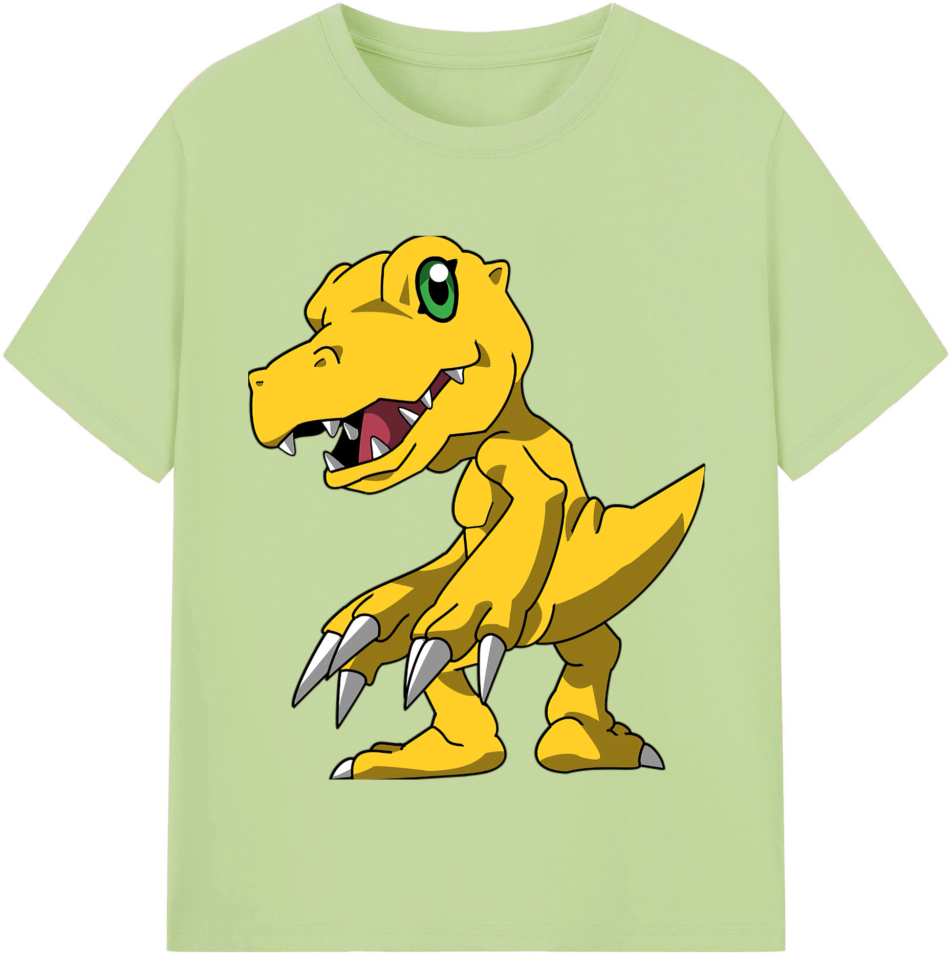 （画像用） Digimon デジタルモンスター/デジモン 綿100％半袖Tシャツ（フロントプリント）
